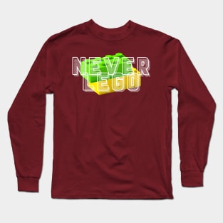 Never Ever Lego Long Sleeve T-Shirt